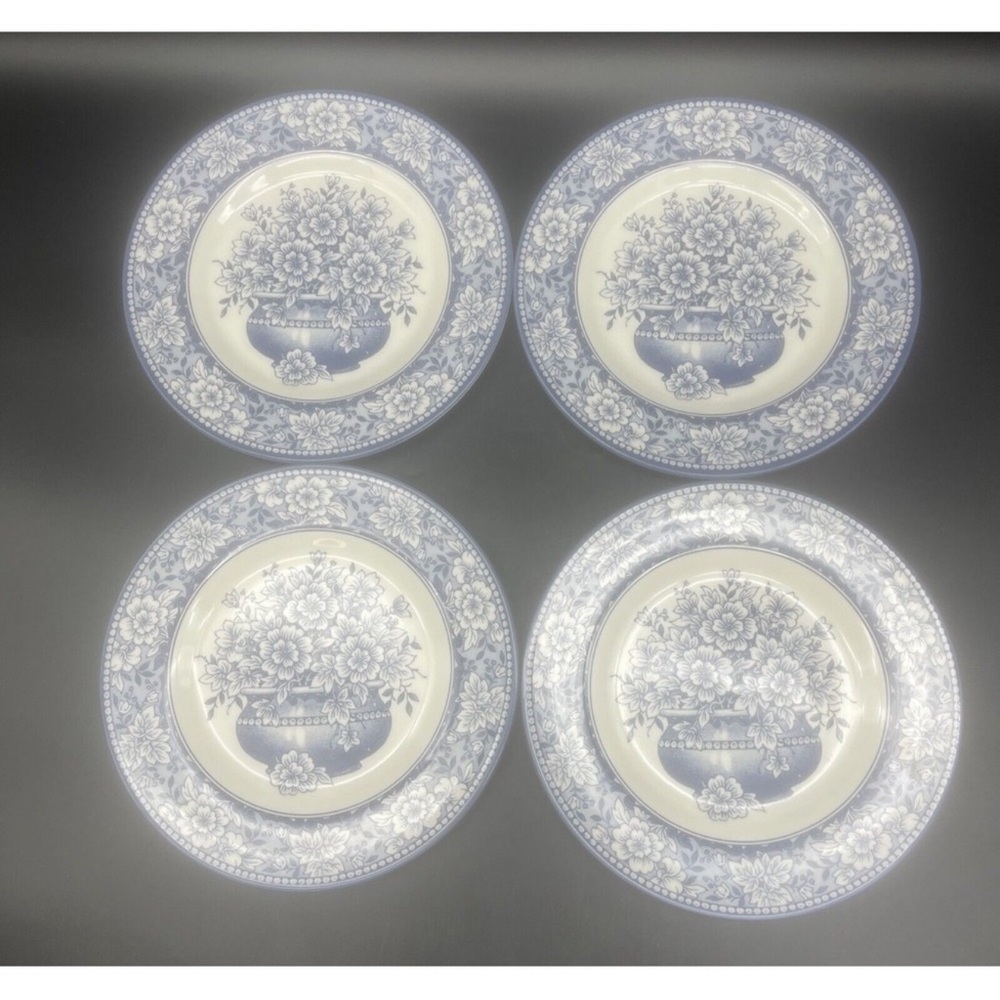 Stafford Blue and White Floral Dinnerware Set - Picture 2 of 6